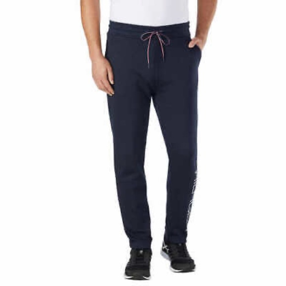 NEW!! Tommy Hilfiger Men's Wordmark Brushed Fleece Jogger Pants - Picture 4 of 4